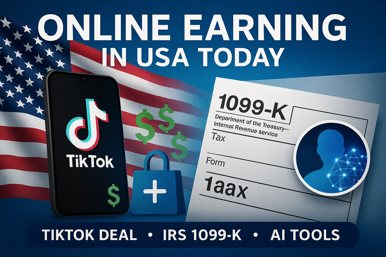 Read more about the article TikTok Deal, IRS 1099-K Reset, and AI Everywhere – Today’s Big Shifts in U.S. Online Earning